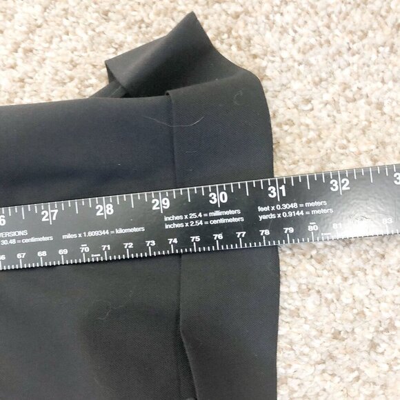 Murano Innovative XLA Comfort Black Mens Plated Front Trousers Dress Pants 38R - Picture 10 of 10